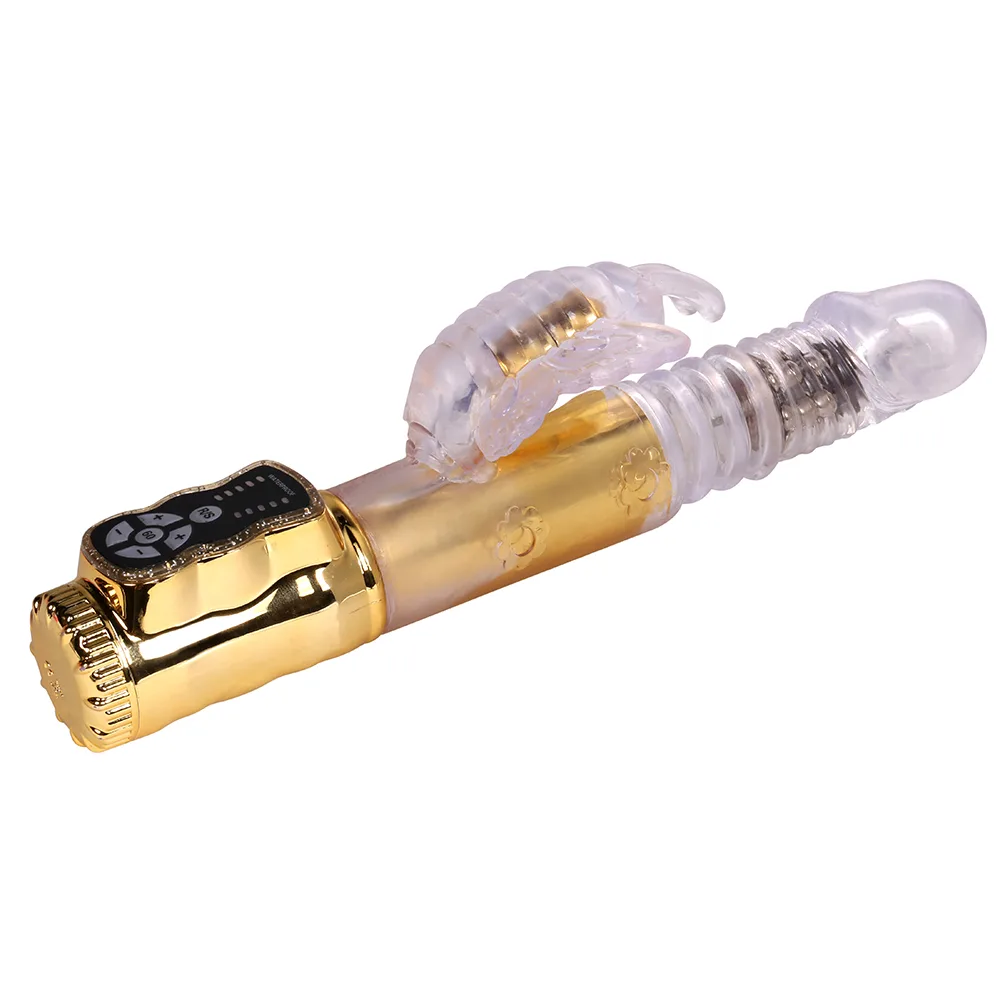Butterfly & Rabbit Multi-Function Silicone Vibe with 360° Spin — photo 3
