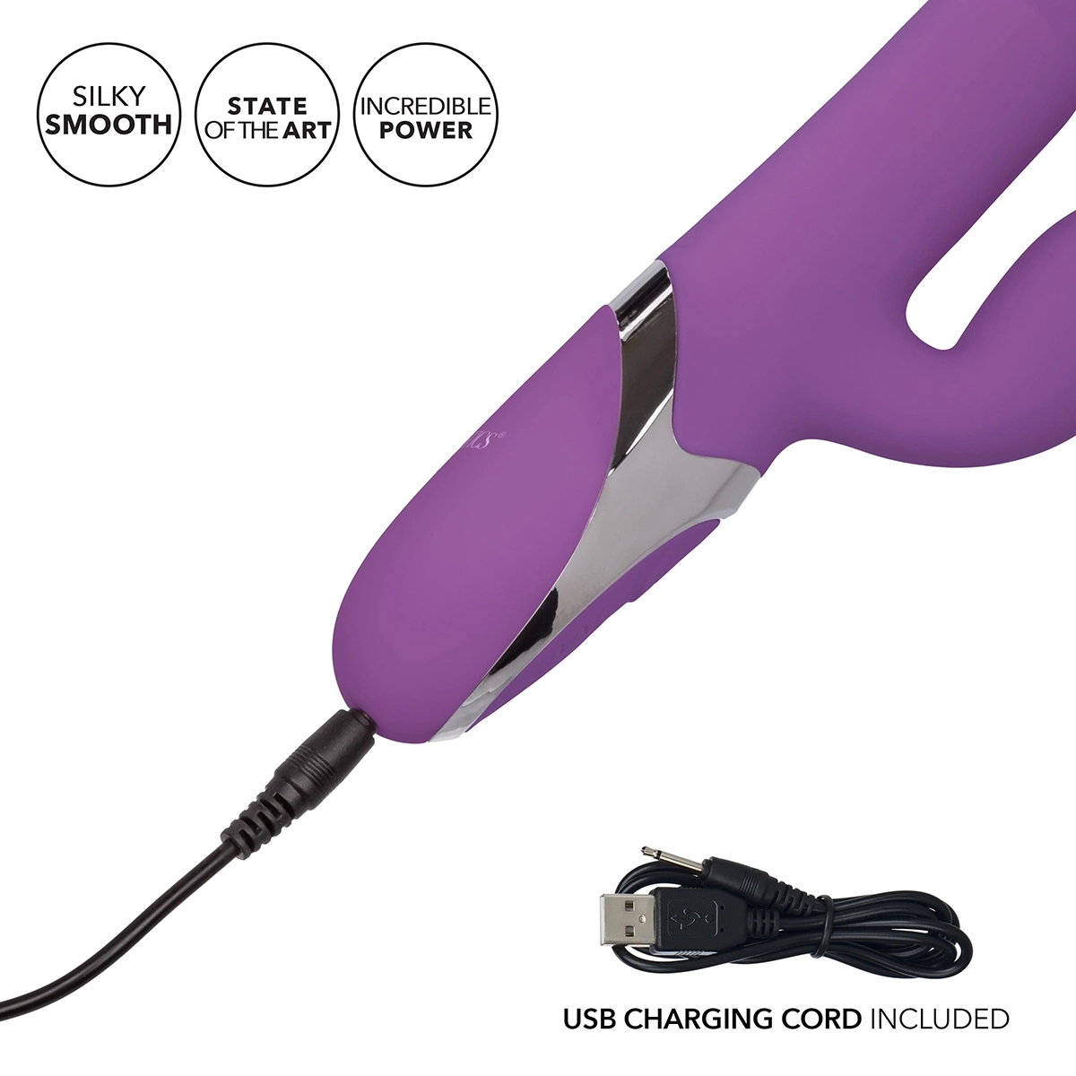 CalExotics Kisser Multi-Function Vibrating Thrusting Dildo — photo 5