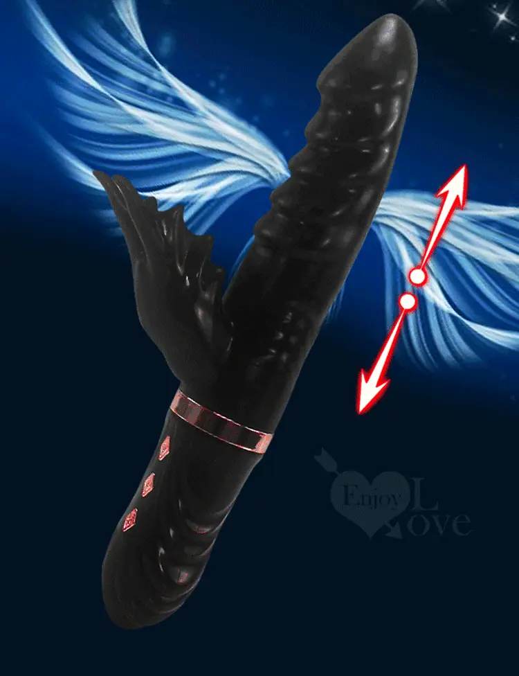 Angel’s Feather Multi-Function Silicone Vibrate Heat Rotate — photo 3