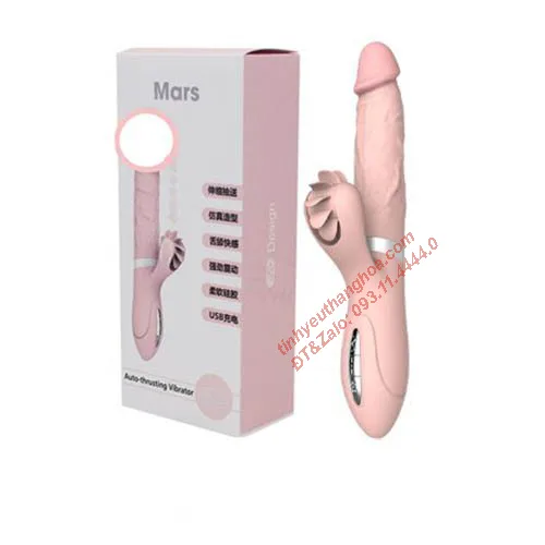 EVO multifunction dildo vibrating thrusting licking warming silicone adult toy — photo 2