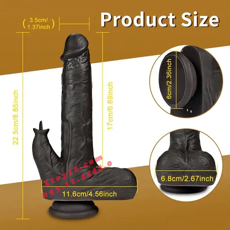 African Suction Base Multifunctional Vibrator Heat — photo 3