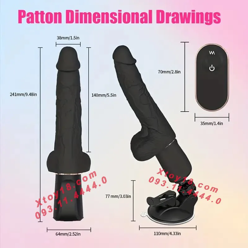 SHANDE Suction Base Multifunction Rotating Vibrating Dildo — photo 2