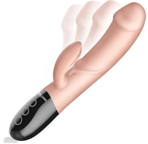 EROCOME Multifunction Heated Vibrating Silicone Dildo Pink — photo 3