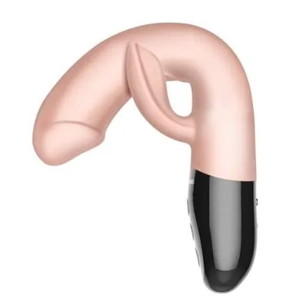 EROCOME Multifunction Heated Vibrating Silicone Dildo Pink — photo 4