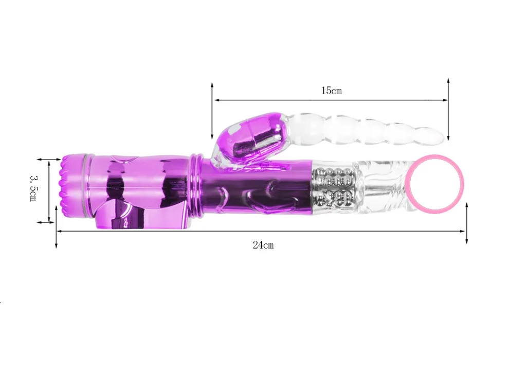Fanala Dual-Branch Anal Vibrator Multi-Function Female Toy — photo 4