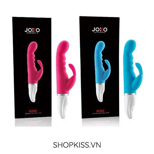 Joko Rose Multi-Mode Vibrating Licking Silicone Dildo — photo 2