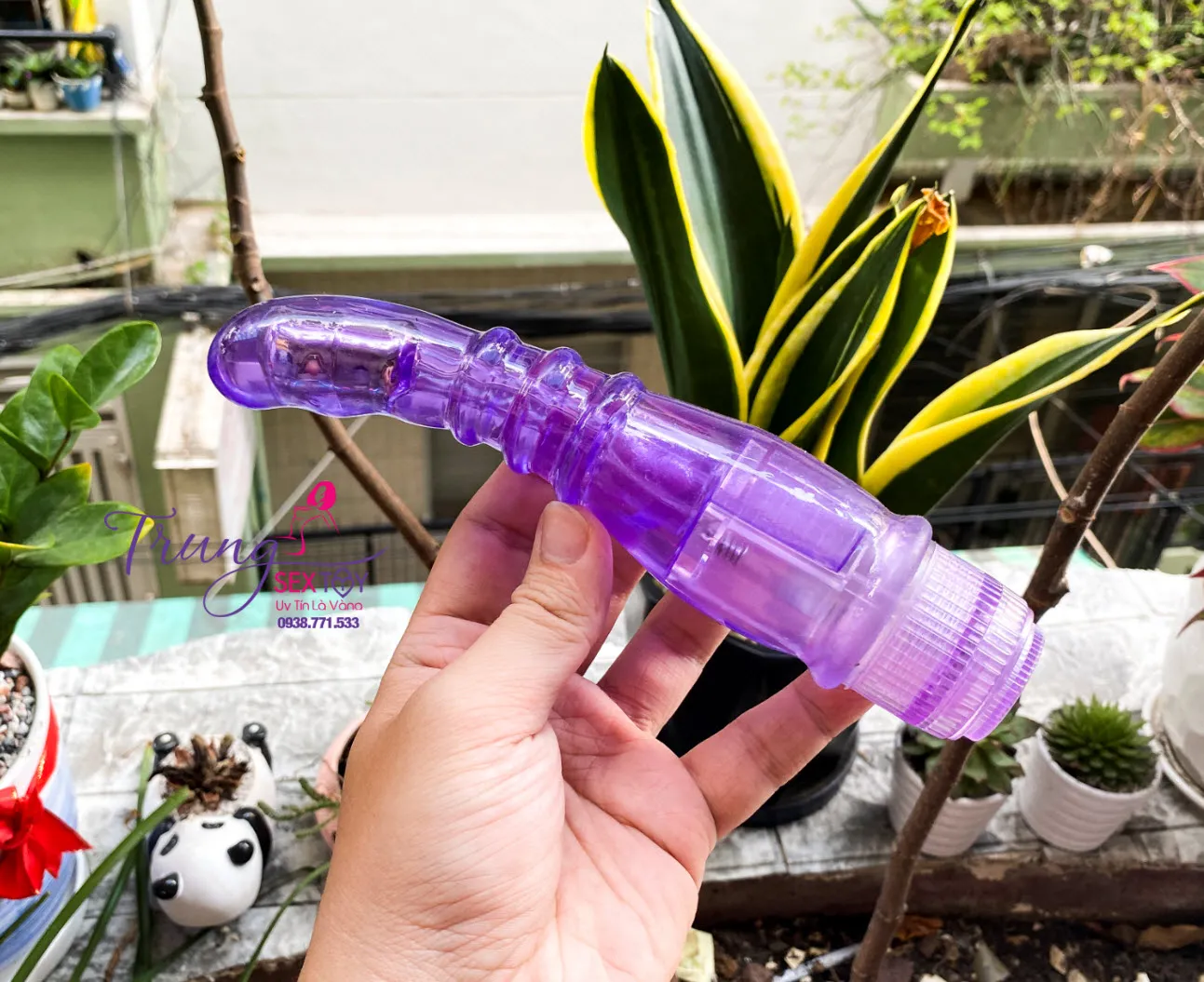 Silent Multi-Function Vibrating Silicone Dildo Battery Operated — photo 3