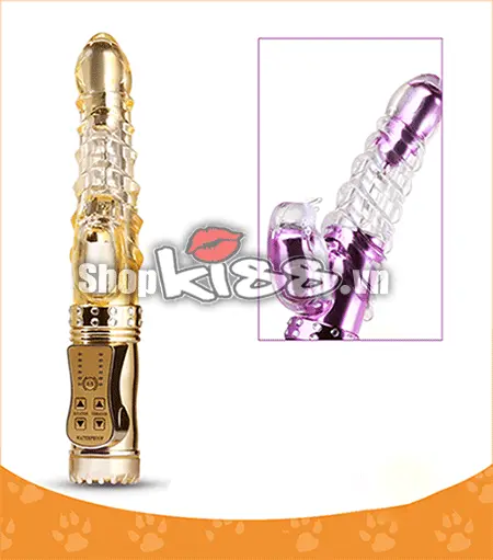 Multifunctional Powerful Rechargeable Vibrating Dildo Silicone — photo 2
