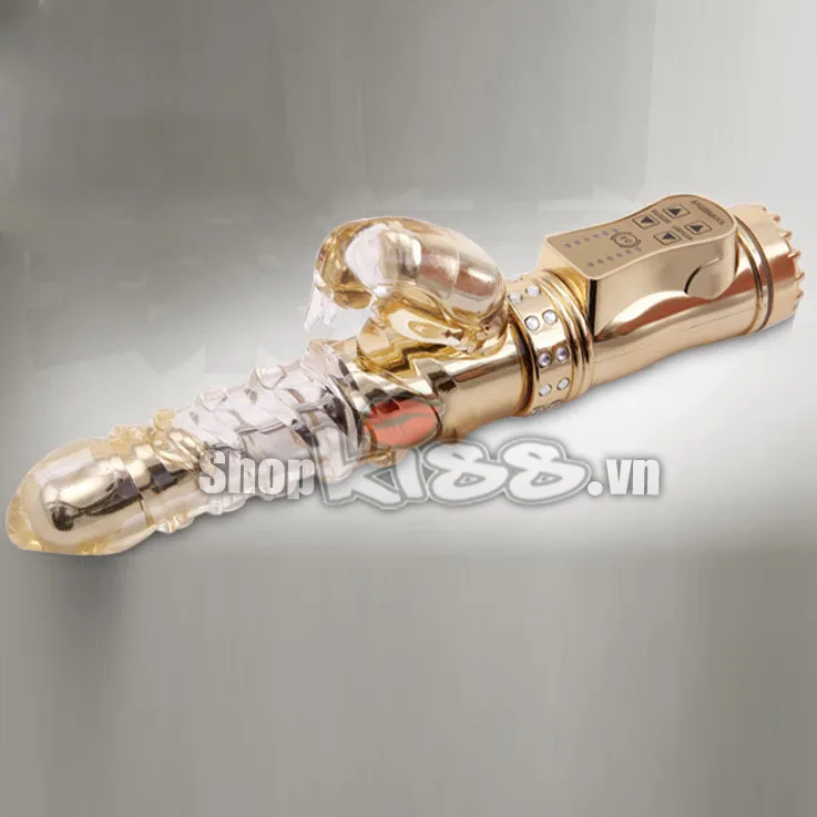 Multifunctional Powerful Rechargeable Vibrating Dildo Silicone — photo 3
