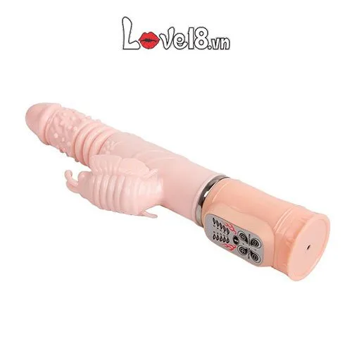 Wild Butterfly Multi-Function Female Silicone Vibrating Dildo — photo 3