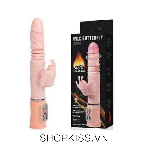 Wild Butterfly Multi-Function Heating Thrusting Dildo — photo 2