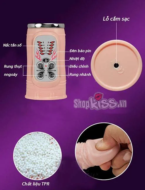 Wild Butterfly Multi-Function Heating Thrusting Dildo — photo 8