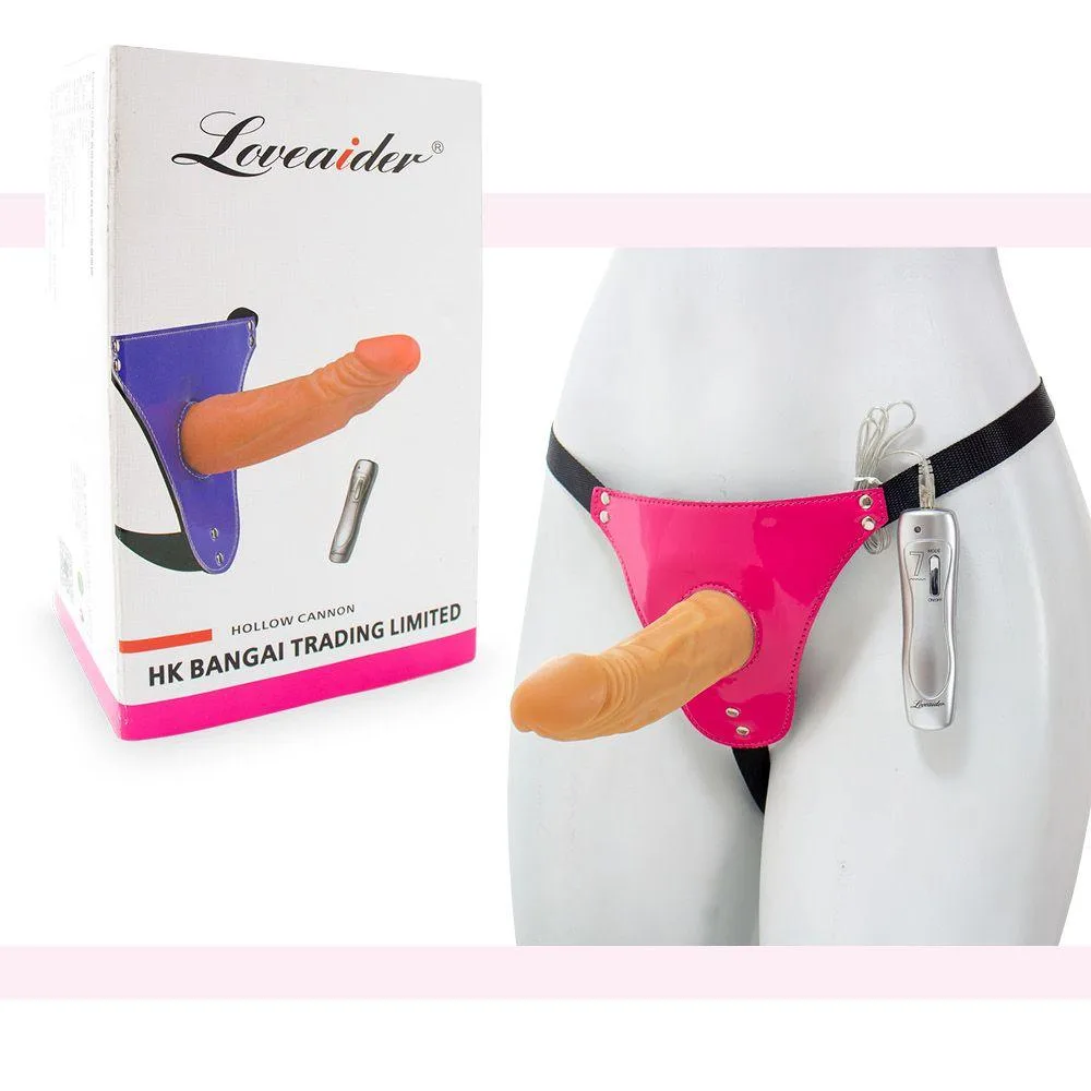 Loveaider Hollow Strap-On Soft Realistic Dildo — photo 4