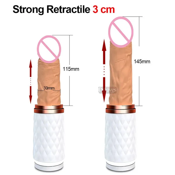 Diamond Premium Vibrating Thrusting Heating Realistic Dildo — photo 4
