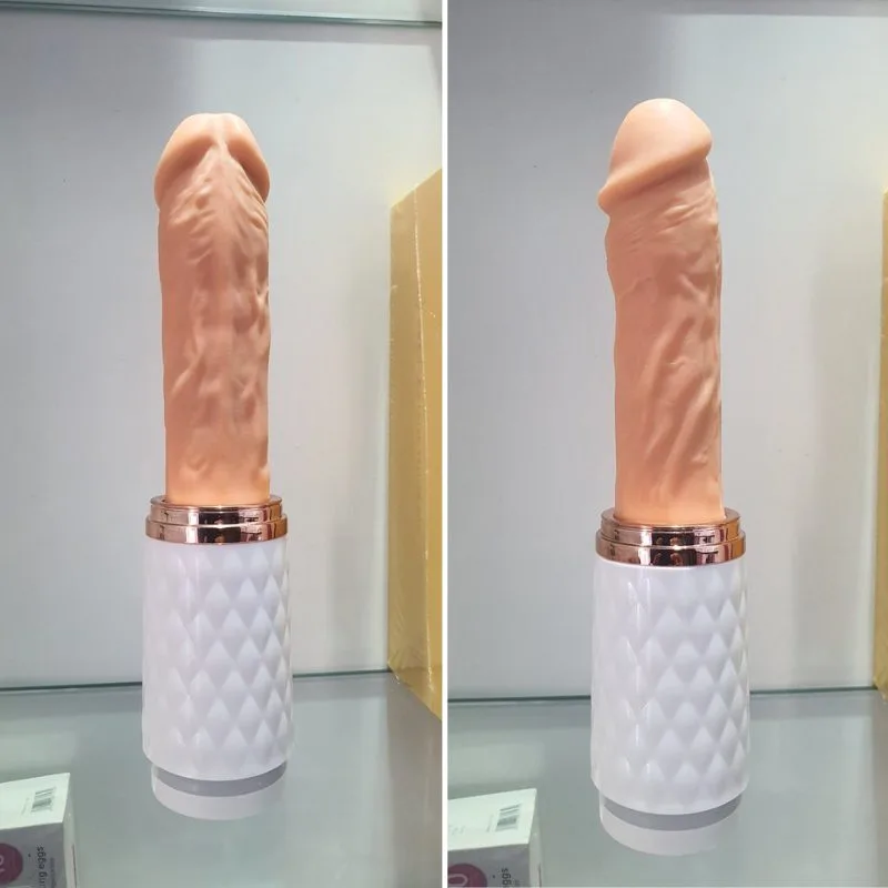 Diamond Love Wall-Mounted Heated Vibrating Masturbator — photo 2