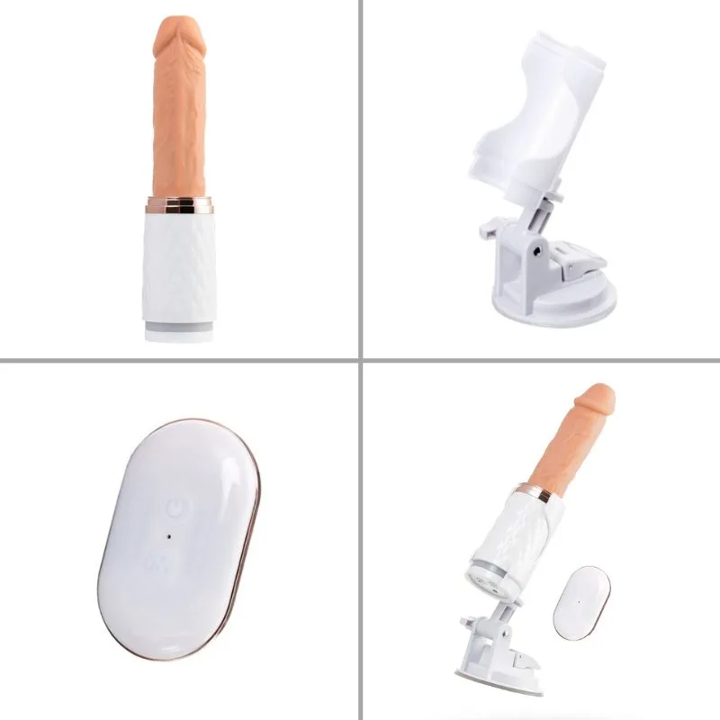 Diamond Love Wall-Mounted Heated Vibrating Masturbator — photo 3