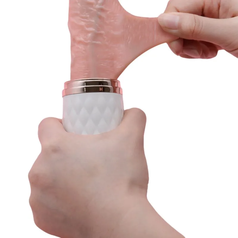 Diamond Love Wall-Mounted Heated Vibrating Masturbator — photo 4