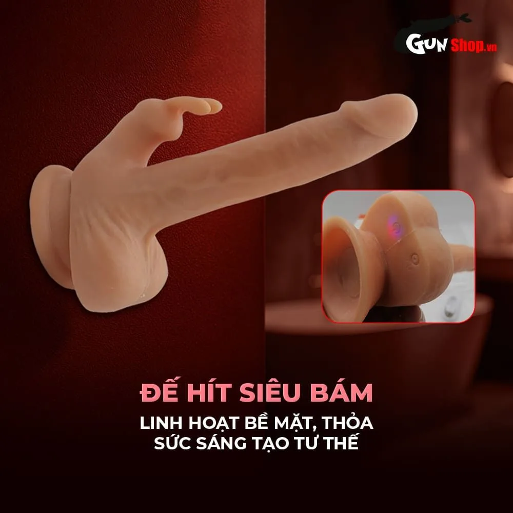 Shelly Play Cuma wall mount rabbit vibrating dildo 7 modes — photo 4