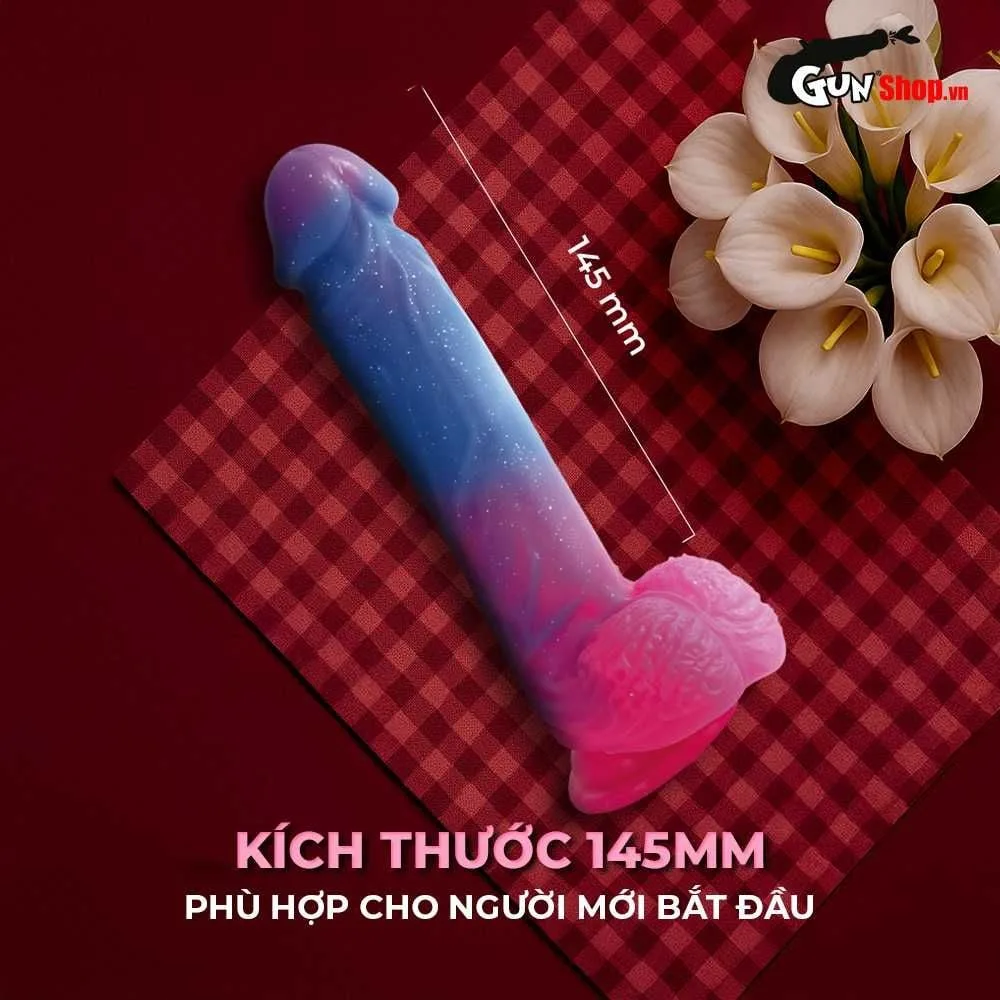 Shelly Play Prismy 14.5cm Wall-Mount Galaxy Pattern Dildo — photo 6