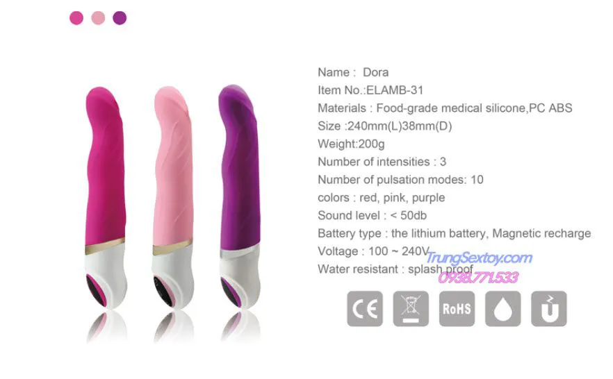 Dora Premium Soft Silicone Realistic Vibrating Dildo Easy Love — photo 4