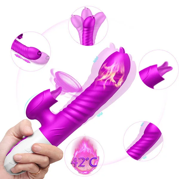 Fox Dual-Ended Rimming Vibrator 10 Modes Waterproof Quiet — photo 3