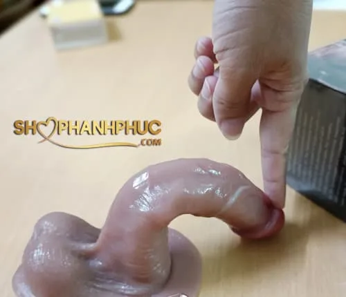 Storm Ribbed Realistic Suction Dildo – Premium Silicone, Wall Mount — photo 2