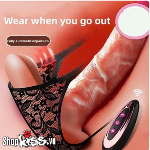 Remote Control Heated Suction Cup Strap-On Silicone Dildo — photo 5