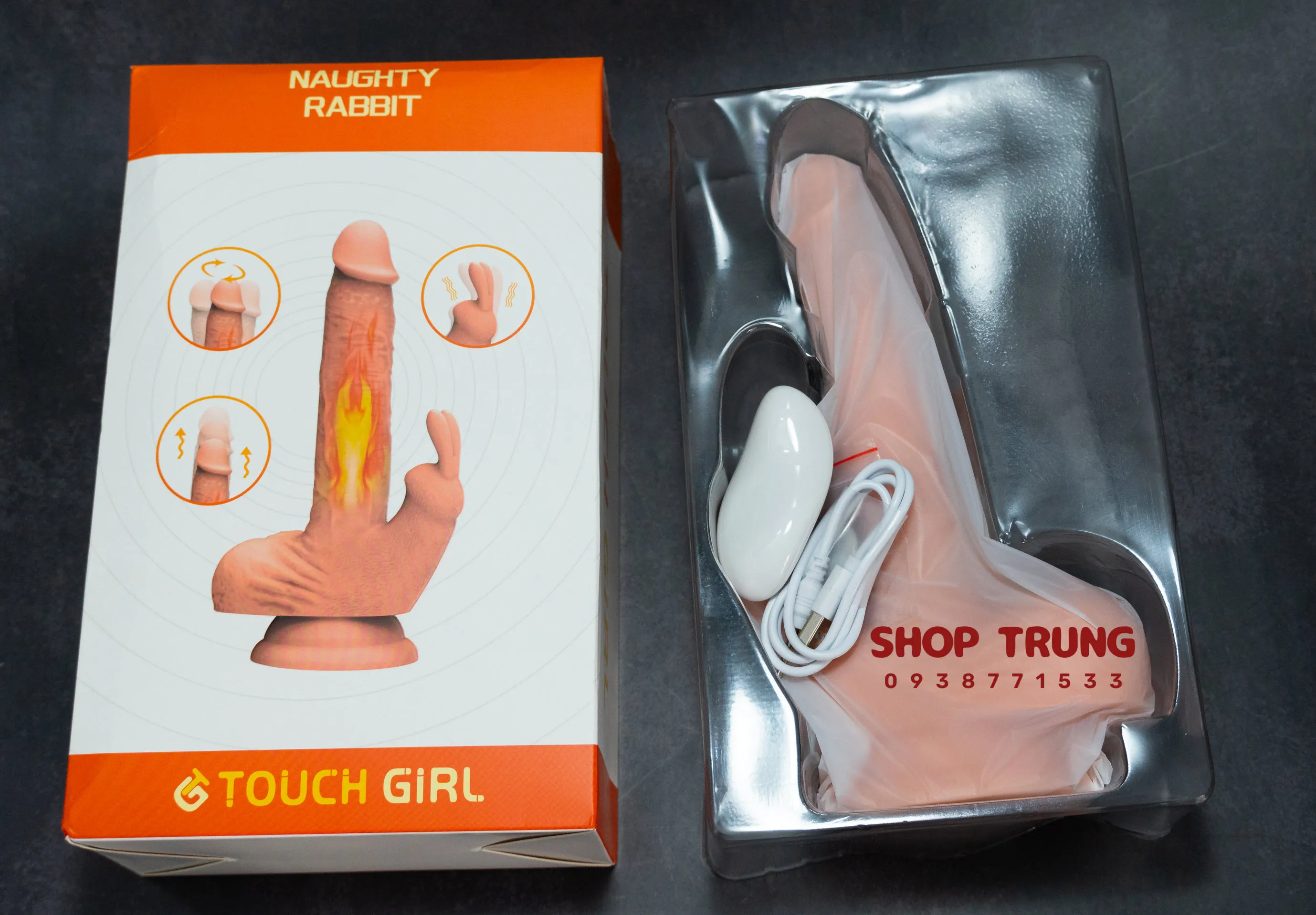 16cm Wall Mounted Vibrating Thrusting Dildo With Heating USB — photo 4