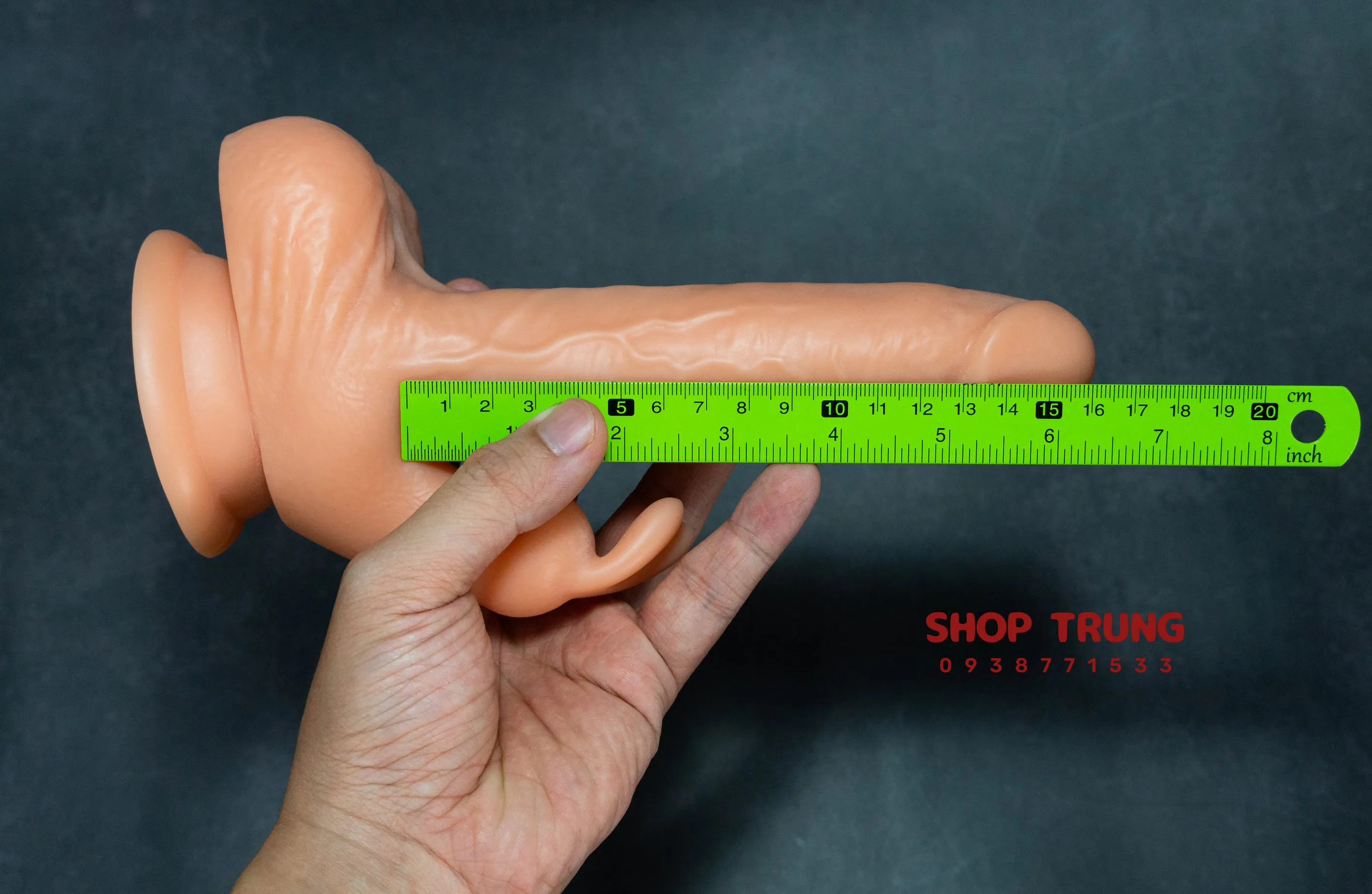16cm Wall Mounted Vibrating Thrusting Dildo With Heating USB — photo 6