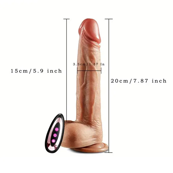 MUHA Wall-Mount Heated Vibrating Thrusting Dildo — photo 3