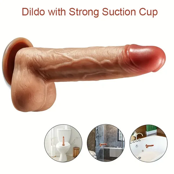 MUHA Wall-Mount Heated Vibrating Thrusting Dildo — photo 6