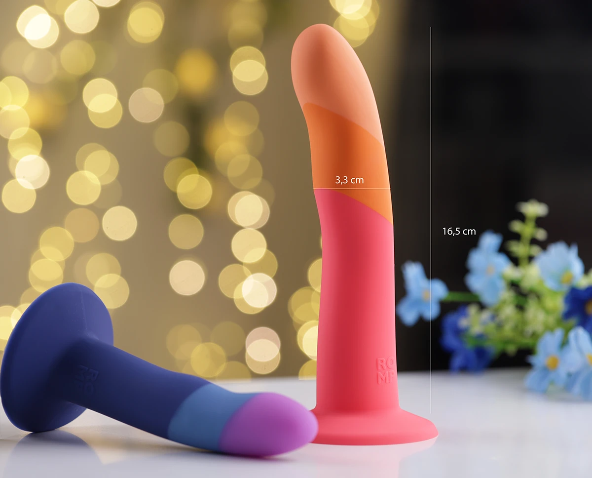 ROMP Wall-Mounted Smooth Silicone Dildo Female Toy — photo 6
