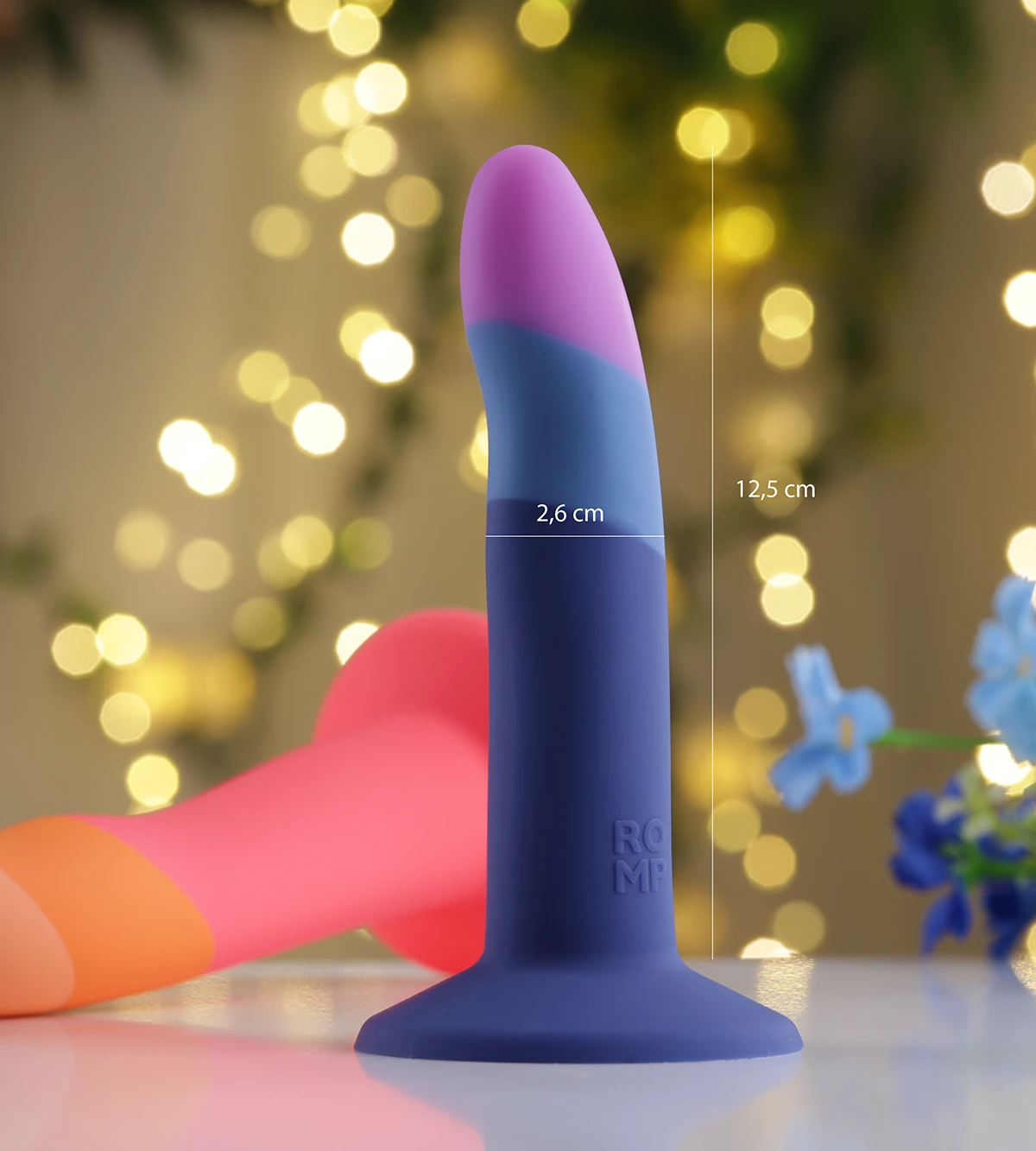 ROMP Wall-Mounted Smooth Silicone Dildo Female Toy — photo 7