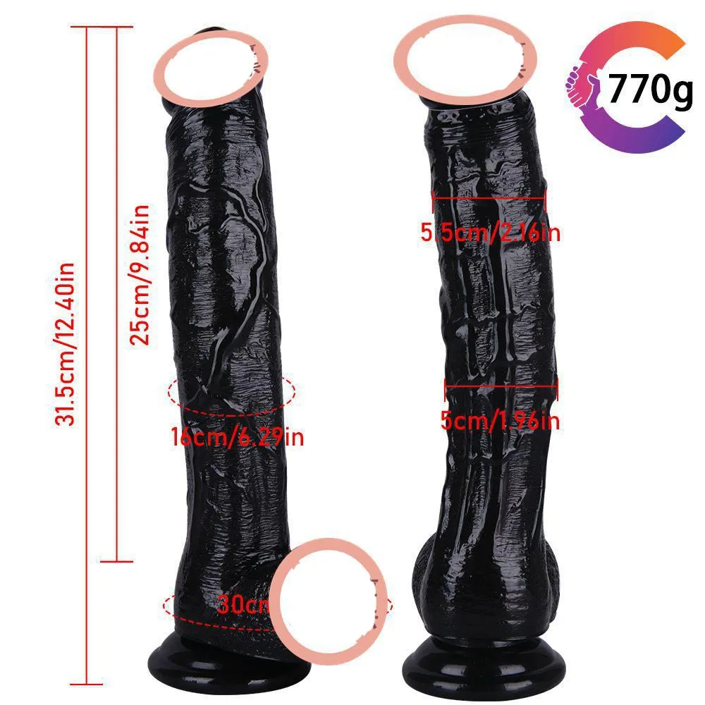 Large Wall-Mount Realistic Silicone Dildo Powerful Pleasure Toy — photo 2