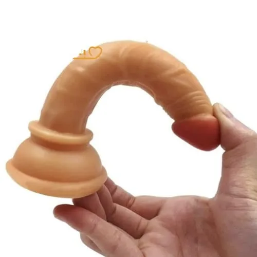 Budget Silicone Dildo SHP1388 - Realistic G-Spot Stimulation — photo 3