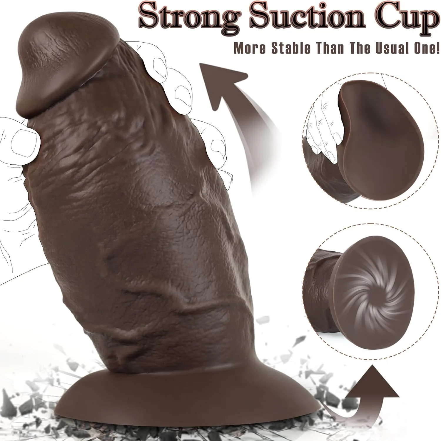 Huge Soft Silicone Dildo for Ultimate Satisfaction and Pleasure — photo 2
