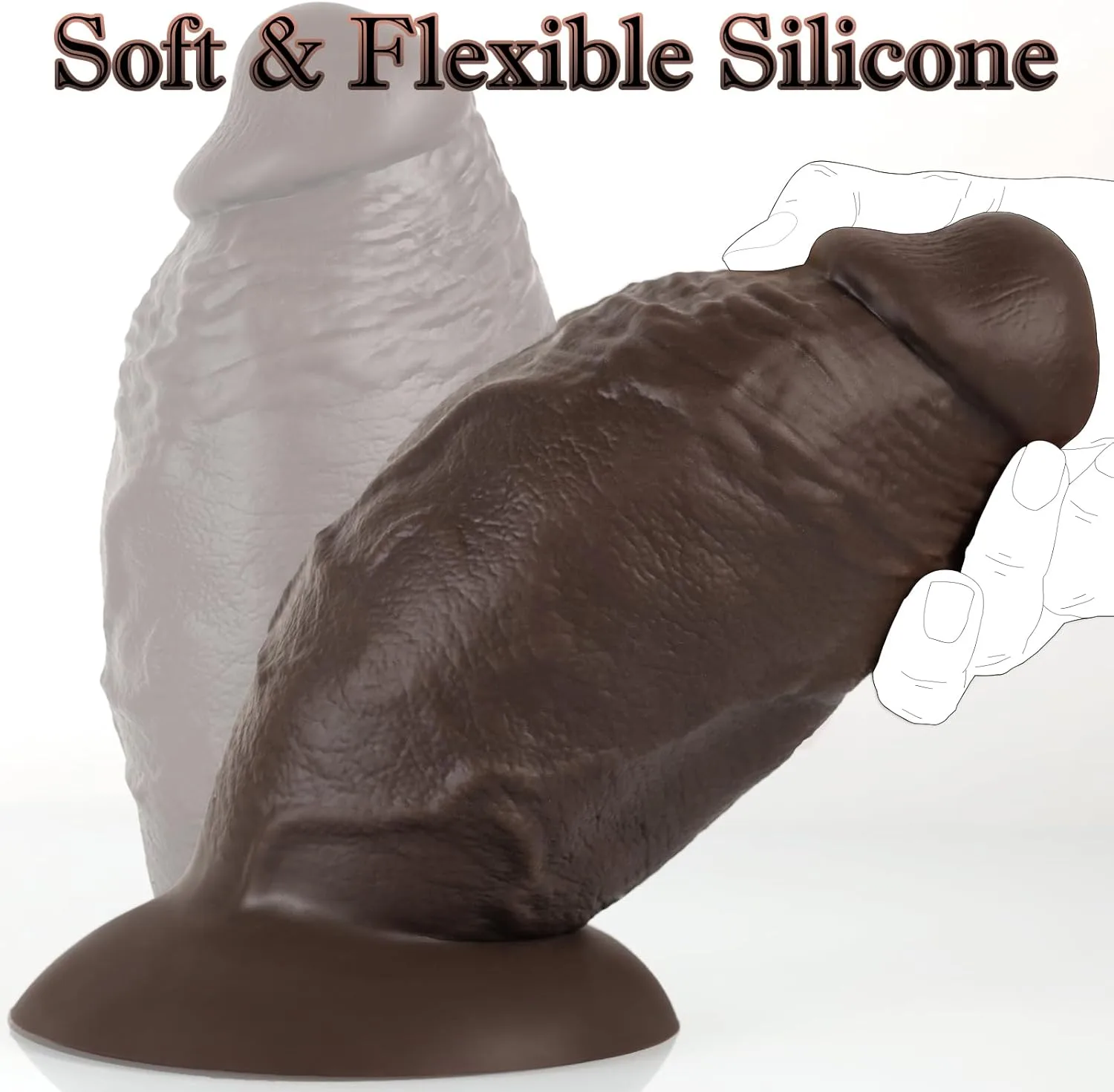 Huge Soft Silicone Dildo for Ultimate Satisfaction and Pleasure — photo 3