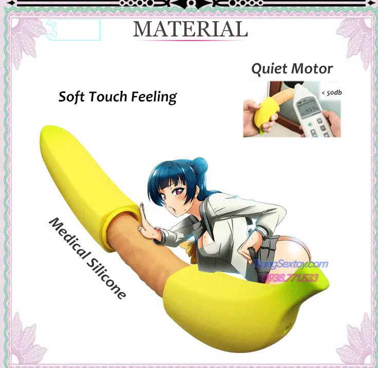 MoylanBananaShapedMultiModeRechargeableVibrator — photo 2