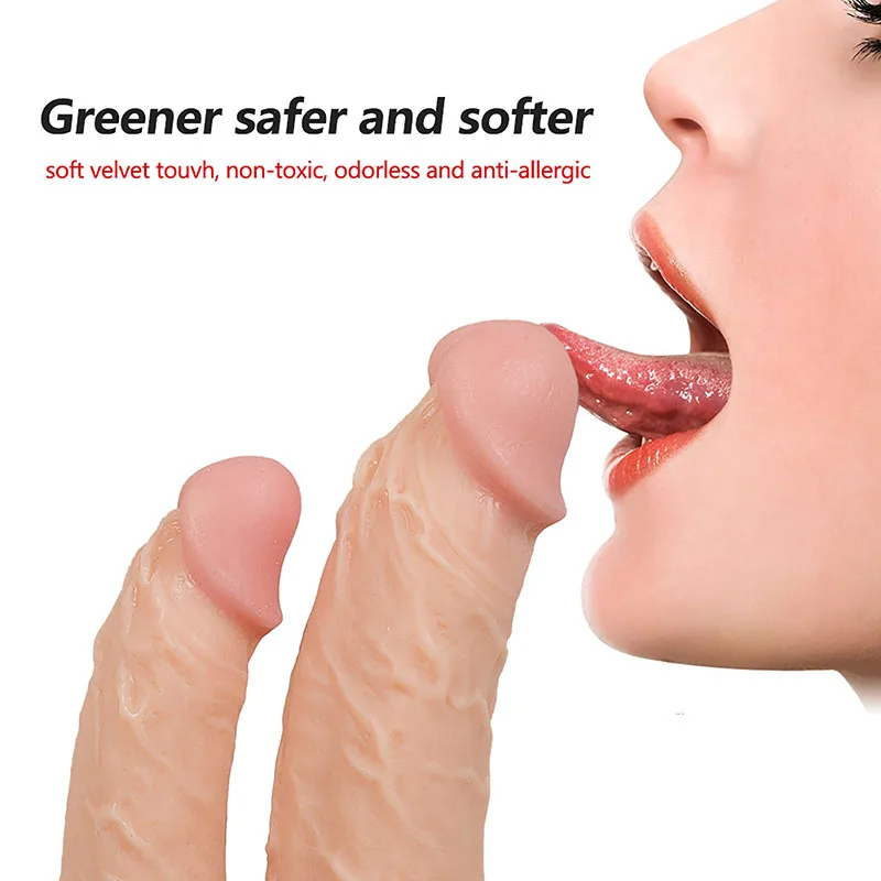 Double-Ended Wall-Mount Silicone Dildo for Realistic Massage — photo 2