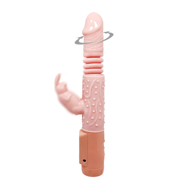 Hot Bunny 12 Mode Thrusting Heated Rabbit Vibrator Feminine Toy — photo 3