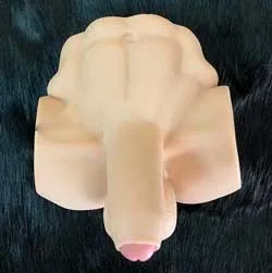 Vibrating Gay Anal Dildo With Six-Pack Abs Silicone Pleasure Toy — photo 4
