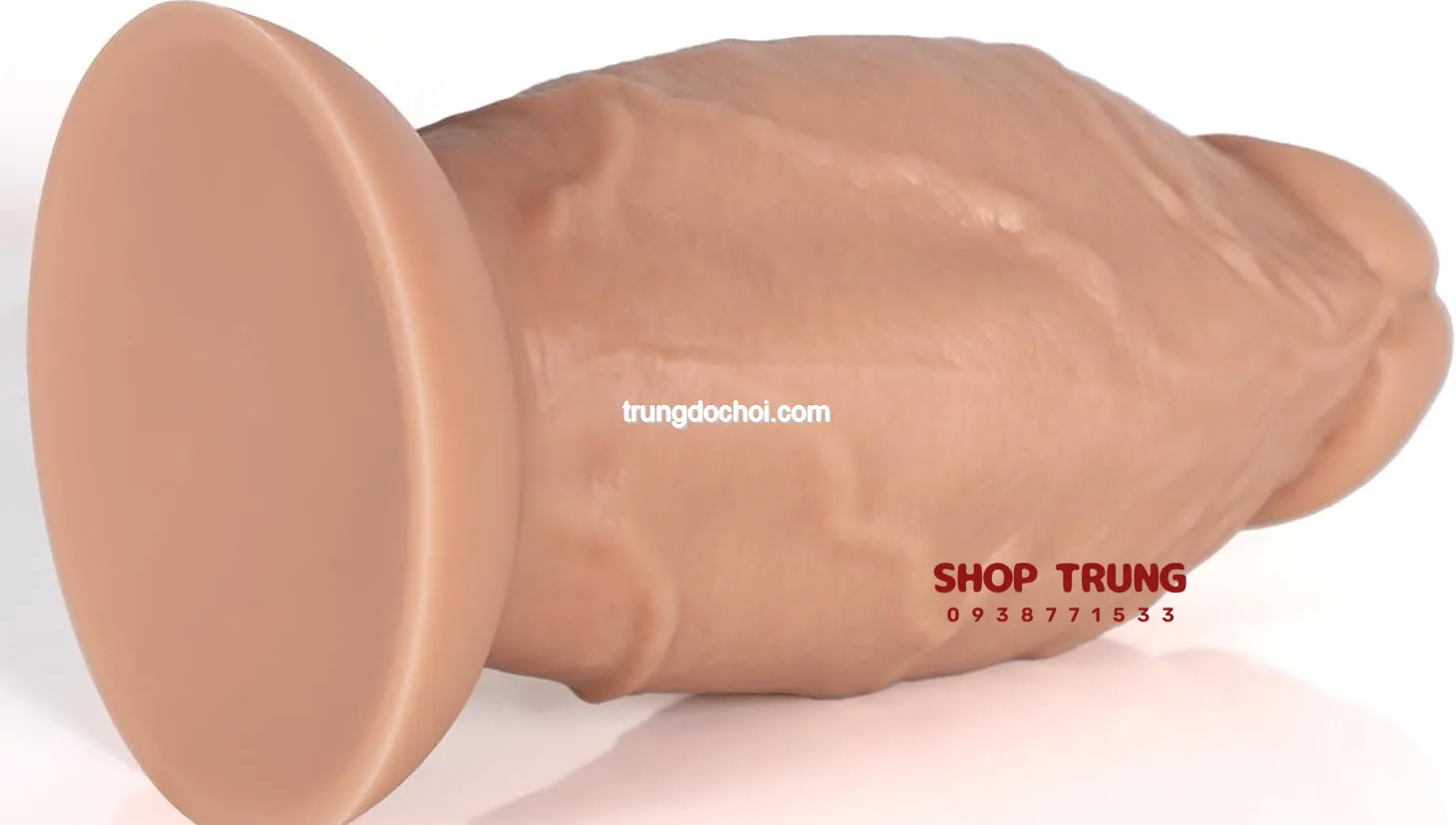 Giant Realistic Soft Dildo Double Size Pleasure Toy — photo 7
