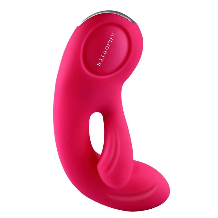 Ailighter G-Spot Vibrating Silicone Dildo USB Rechargeable — photo 4