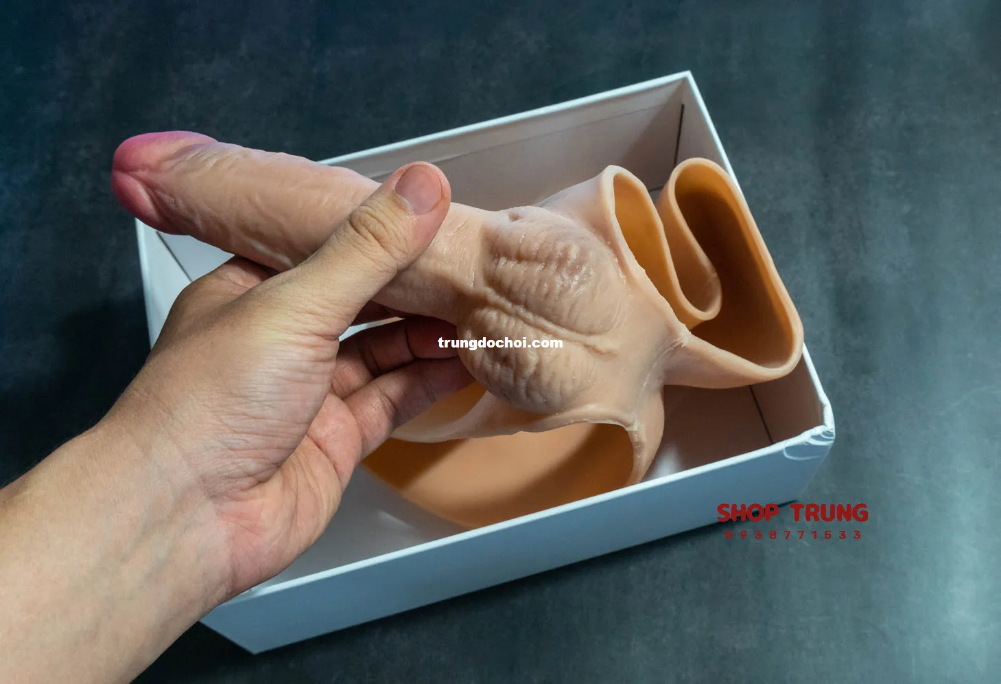 Silicone vibrating integrated underwear dildo male pleasure device discreet — photo 4