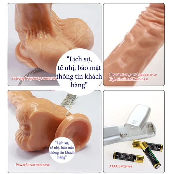 Loveaider 7 Mode Thrusting Vibrating Dildo Soft Silicon — photo 4
