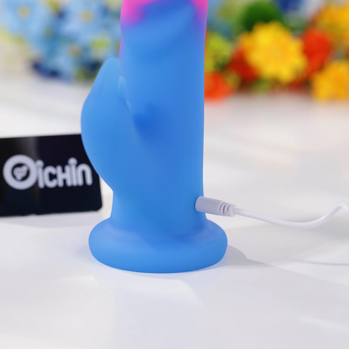 Loving World CT1917 colorful rotating vibrating tongue clitoral stimulator — photo 6