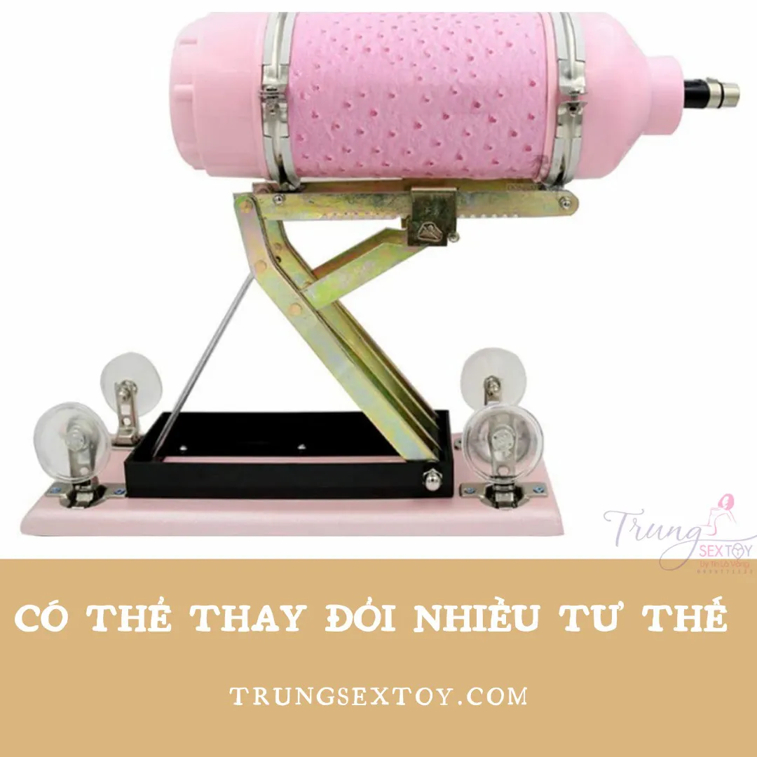 Machine Gun Pink Female Thrusting Realistic Toy — photo 3
