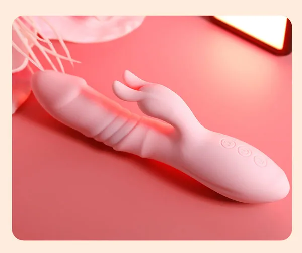 OEM Mini Rabbit Vibrator Waterproof Dual Clitoral & Anal Stimulator — photo 2