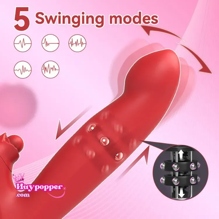 Blacki Premium Handheld Thrusting Hook Dildo for Intense Fun — photo 2