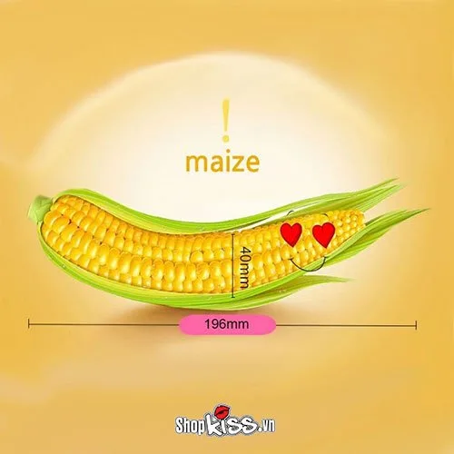 Wistone Maize Corn Shape Silicone Vibrator Powerful Stimulator — photo 4